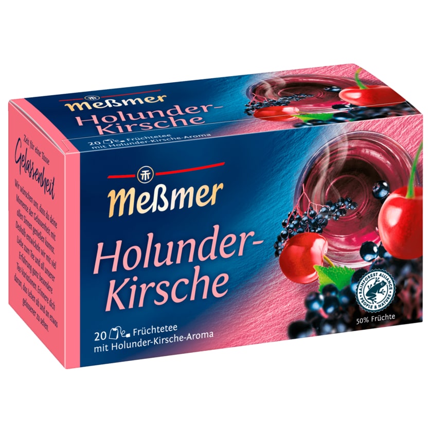 Meßmer Holunder-Kirsche 55g, 20 Beutel